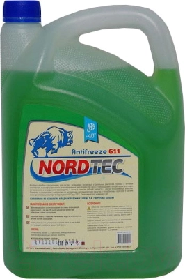  Антифриз NORDTEC NORDTEC ANTIFREEZE-40 G11 ЗЕЛЕНЫЙ 10КГ