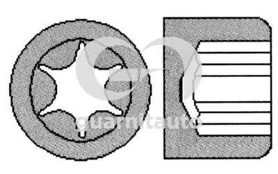  7036081010 GUARNITAUTO Комплект болтов головки цилидра