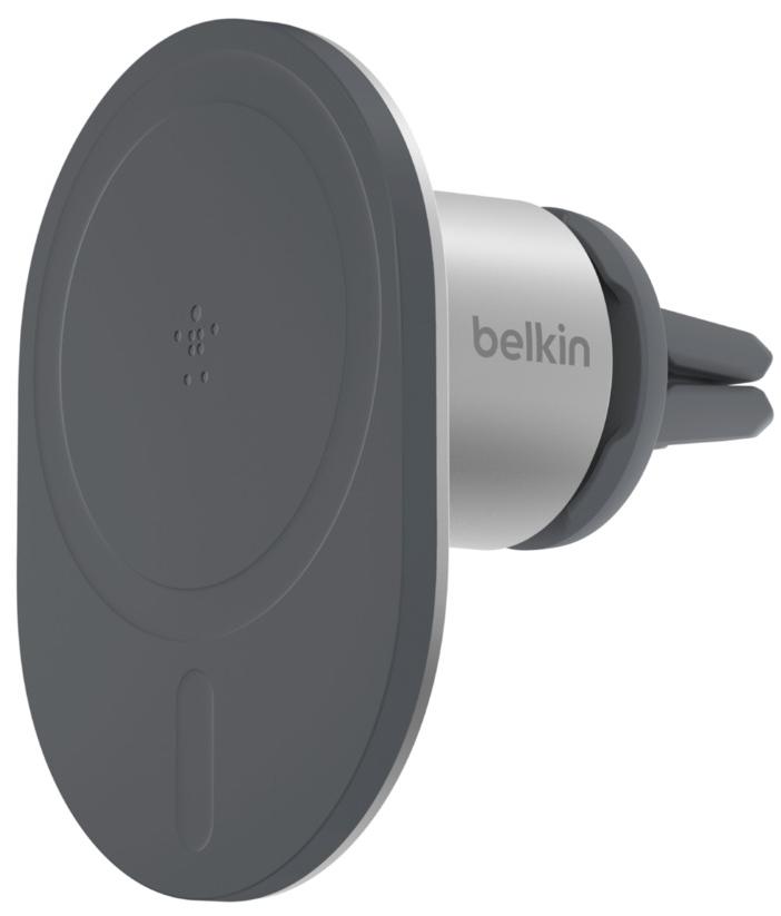  Автомобильный держатель Belkin Magnetic Car Vent Mount WIC003btGR для iPhone 12 Silver