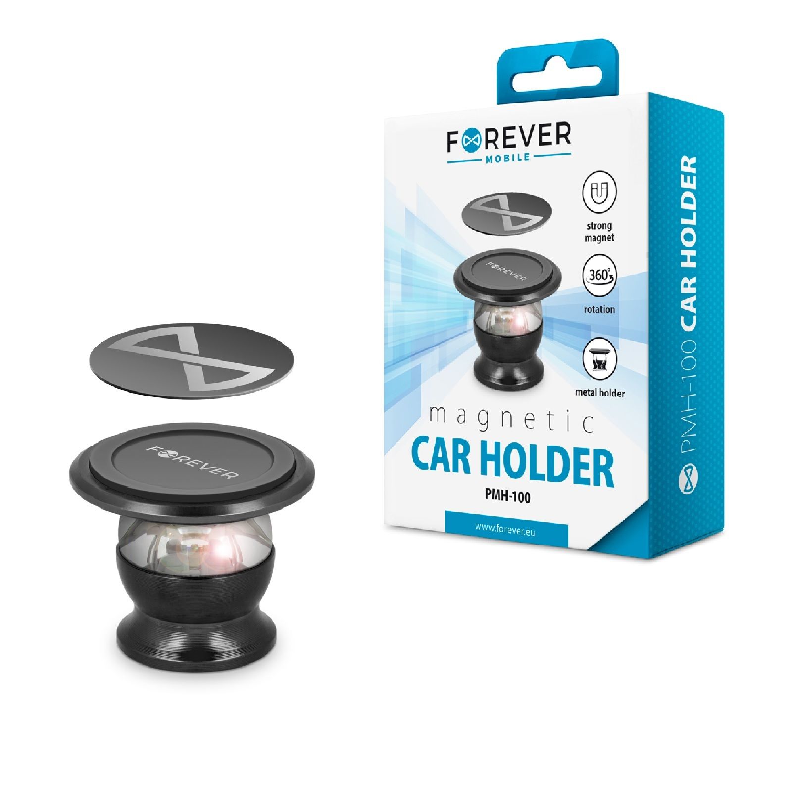  Держатель для телефона Forever universal magnetic car holder PMH-100