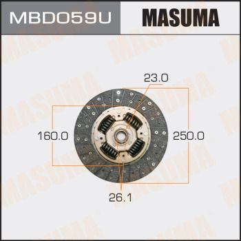  MBD059U MASUMA Диск сцепления