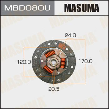  MBD080U MASUMA Диск сцепления