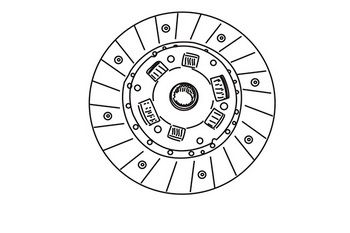  361393 WXQP Диск сцепления