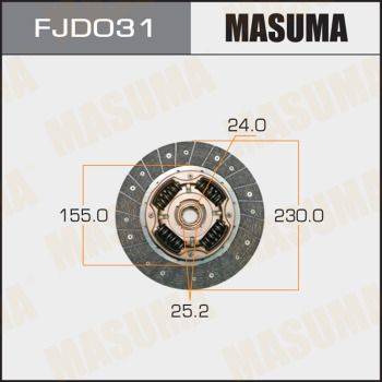  FJD031 MASUMA Диск сцепления