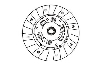  362107 WXQP Диск сцепления
