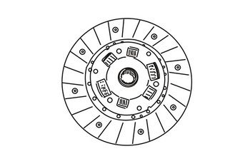  361597 WXQP Диск сцепления