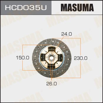  HCD035U MASUMA Диск сцепления