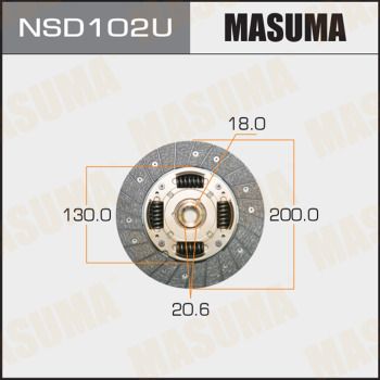  NSD102U MASUMA Диск сцепления