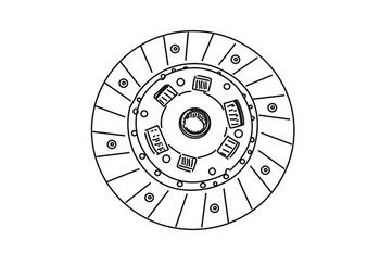  361357 WXQP Диск сцепления