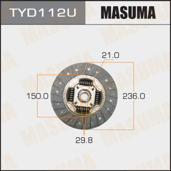  TYD112U MASUMA Диск сцепления