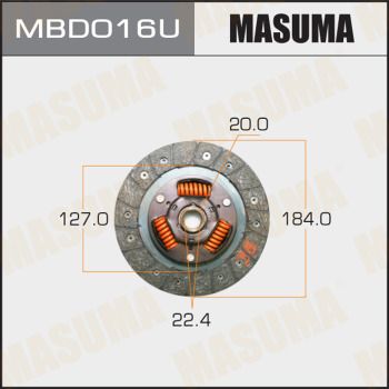  MBD016U MASUMA Диск сцепления