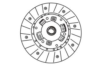  361295 WXQP Диск сцепления