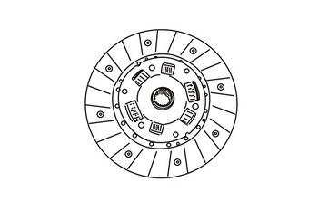  361445 WXQP Диск сцепления