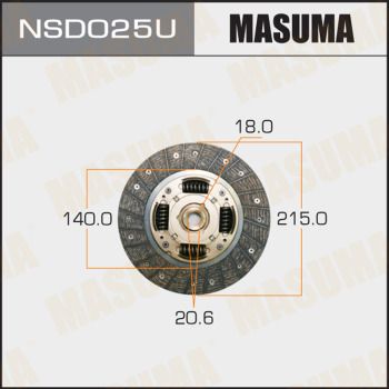  NSD025U MASUMA Диск сцепления