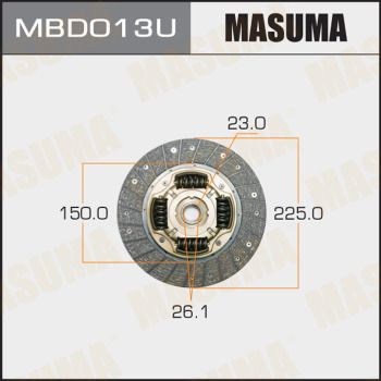  MBD013U MASUMA Диск сцепления