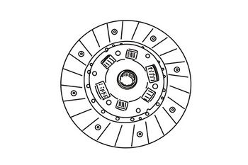  361391 WXQP Диск сцепления