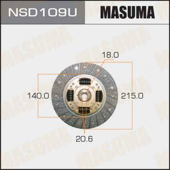  NSD109U MASUMA Диск сцепления