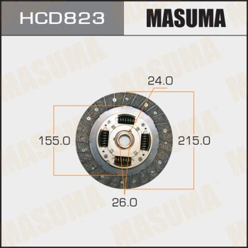  HCD823 MASUMA Диск сцепления