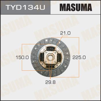  TYD134U MASUMA Диск сцепления