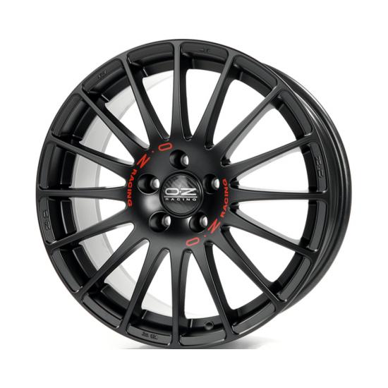  Легкосплавные диски OZ Superturismo GT 8x18 5*112 ET35 Dia75 Matt Black Red Lettering