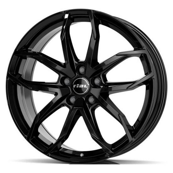  Легкосплавные диски Rial Lucca 6.5x17 4*100 ET49 Dia54.1 Diamond Black