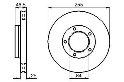 0986478452 BOSCH Тормозной диск