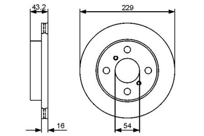 0986479417 BOSCH Тормозной диск