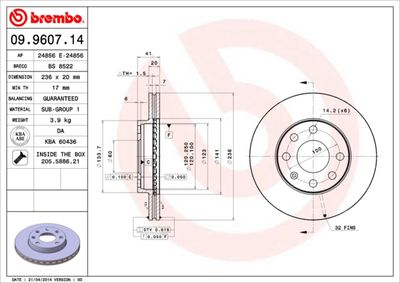 BS8522 BRECO Тормозной диск