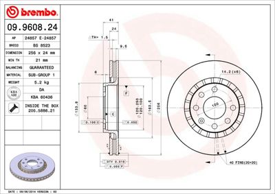 BS8523 BRECO Тормозной диск