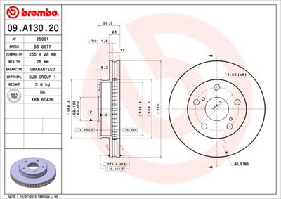 BS8677 BRECO Тормозной диск