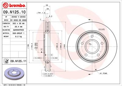 BS9060 BRECO Тормозной диск