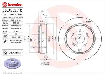 BS7738 BRECO Тормозной диск