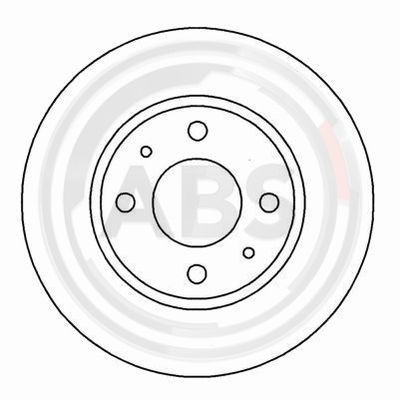 15048 A.B.S. Тормозной диск