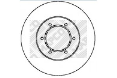 15281 MAPCO Тормозной диск