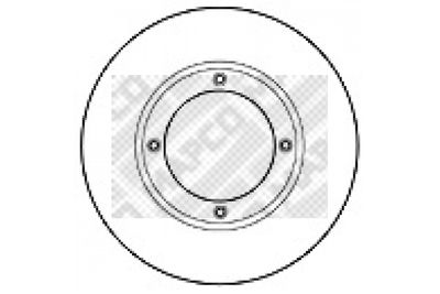 15590 MAPCO Тормозной диск