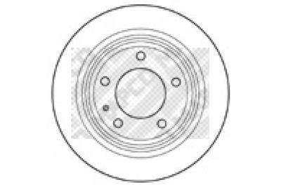 15712 MAPCO Тормозной диск