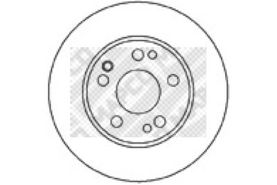 15801 MAPCO Тормозной диск