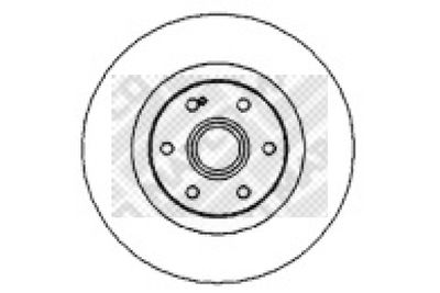 15970 MAPCO Тормозной диск