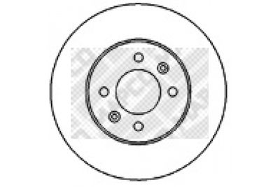 15997 MAPCO Тормозной диск