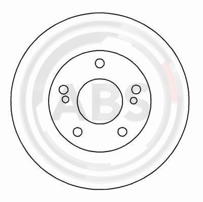 16040 A.B.S. Тормозной диск