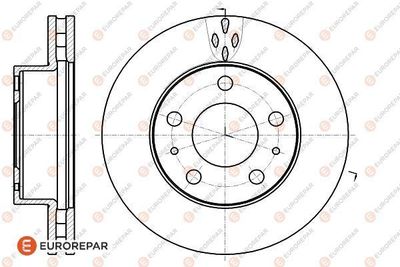 1618864580 EUROREPAR Тормозной диск