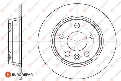 1618883480 EUROREPAR Тормозной диск