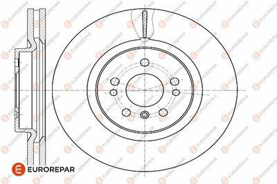 1642751780 EUROREPAR Тормозной диск