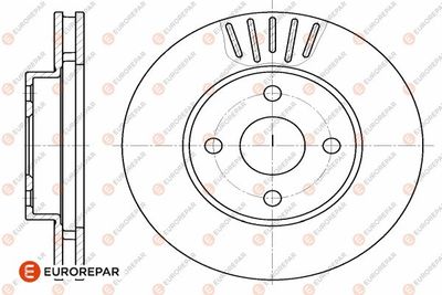 1642756880 EUROREPAR Тормозной диск