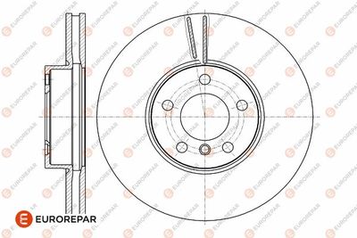 1642759380 EUROREPAR Тормозной диск