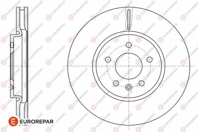 1642764880 EUROREPAR Тормозной диск