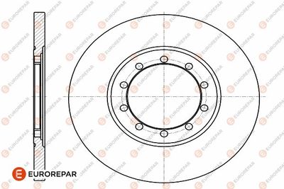 1642779580 EUROREPAR Тормозной диск