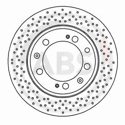 16492 A.B.S. Тормозной диск