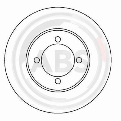 16618 A.B.S. Тормозной диск