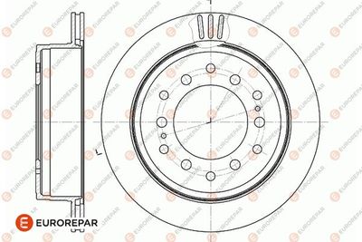 1667852880 EUROREPAR Тормозной диск